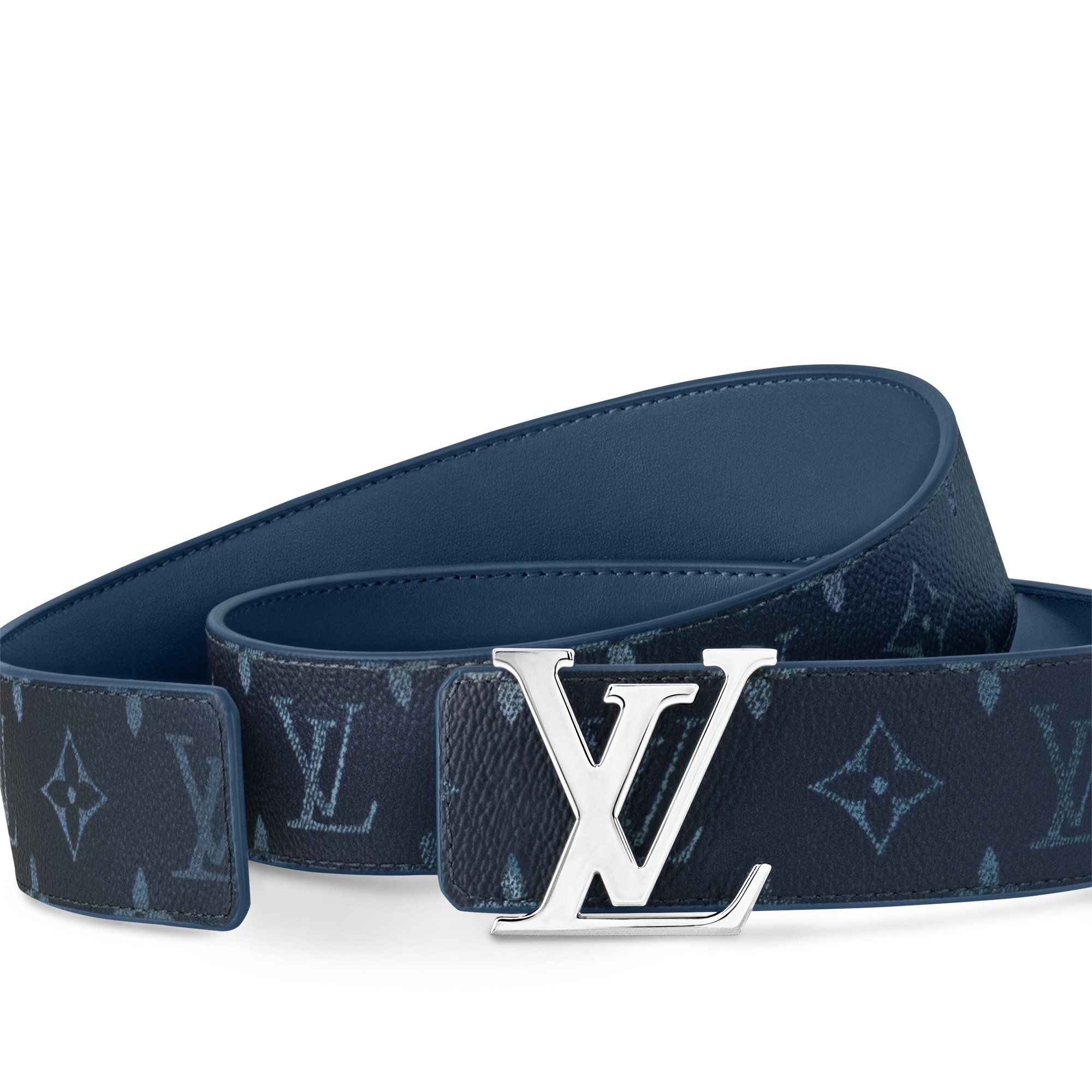 海外限定品 関税無【LOUIS VUITTON】belt・LV デュオ reversible louis-vuitton--